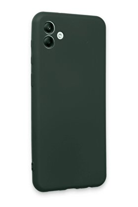 CepteToptan Samsung Galaxy A04E Kılıf First Silikon - Koyu Yeşil - DROPX2130-7962