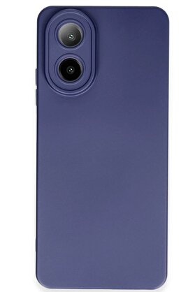 CepteToptan Oppo A38 Kılıf Nano içi Kadife Silikon - Lacivert - DROPX1553-6669