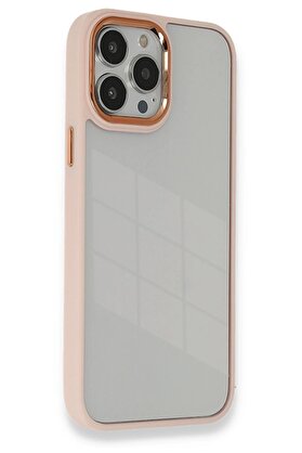 CepteToptan iPhone 13 Pro Max Kılıf Dora Kapak - Pudra - DROPX7322-8529