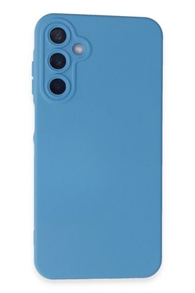 CepteToptan Samsung Galaxy A15 4G Kılıf Nano içi Kadife Silikon - Mavi - DROPX3213-5027