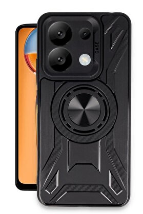 CepteToptan Xiaomi Redmi Note 13 Pro 5G Kılıf Lincoln Silikon - Siyah - DROPX4549-9449
