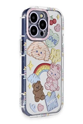 CepteToptan iPhone 14 Pro Max Kılıf Reflexion Desenli Kapak - Desen 4 - DROPX6977-7417