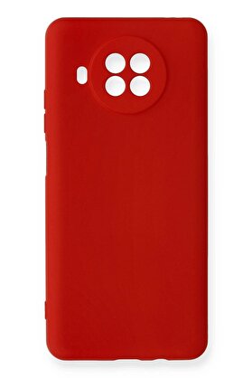 CepteToptan Xiaomi Mi 10T Lite Kılıf Nano içi Kadife Silikon - Kırmızı - DROPX9697-9611