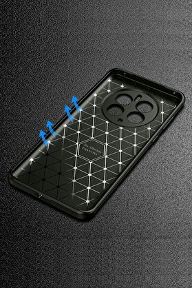CepteToptan Realme 12 Pro Plus Kılıf Auto Focus Karbon Kapak - Siyah - CPT2805245-9988
