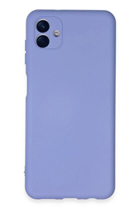 CepteToptan Samsung Galaxy A04E Kılıf Nano içi Kadife Silikon - Lila - DROPX3175-5436