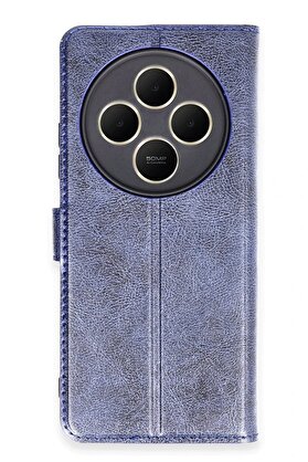 CepteToptan Xiaomi Redmi 14C Kılıf Trend S Plus Kapaklı Kılıf - Lacivert - DROPX5253-7138
