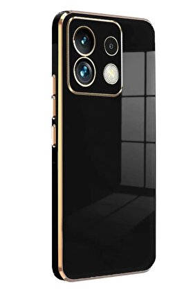 CepteToptan Xiaomi Redmi Note 13 Pro 5G Kılıf Volet Silikon - Siyah - DROPX7687-1333