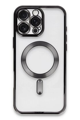 CepteToptan iPhone 16 Pro Kılıf Kross Magneticsafe Kapak - Siyah - DROPX9858-1697
