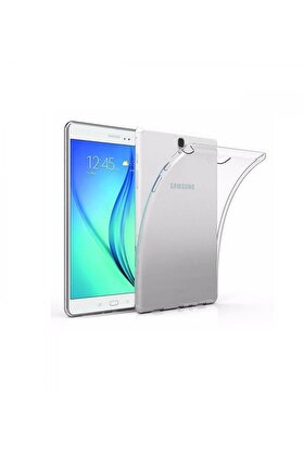 CepteToptan Galaxy T560 Tab E 9.7 uyumlu  Kılıf Tablet Şeffaf Silikon - DROPX5373-7704