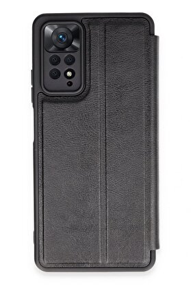 CepteToptan Xiaomi Redmi Note 12 Pro 4G Kılıf Flip Cover - Siyah - DROPX6785-1027