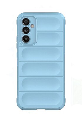 CepteToptan Samsung Galaxy A25 5G Kılıf Optimum Silikon - Sky Blue - DROPX5189-5670