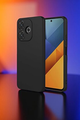 CepteToptan Xiaomi Redmi 13 4G Kılıf Nano içi Kadife Silikon - Koyu Yeşil - DROPX5592-1765