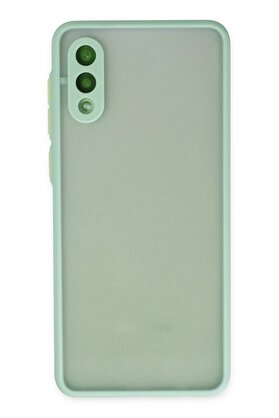 CepteToptan Samsung Galaxy A02 Kılıf Montreal Silikon Kapak - Turkuaz - DROPX4237-8662