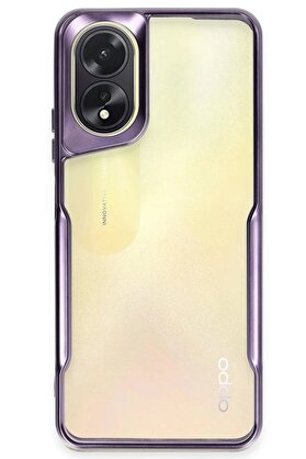 CepteToptan Oppo A38 Kılıf Boyi Silikon Kapak - Derin Mor - DROPX3476-5620