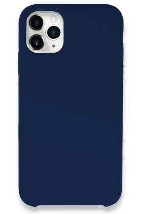 CepteToptan iPhone 11 Pro Max Kılıf Lansman Legant Silikon - Lacivert - DROPX6107-8950