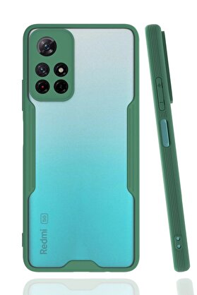 CepteToptan Xiaomi Redmi Note 11T Kılıf Platin Silikon - Yeşil - DROPX1967-2481