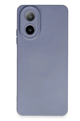 CepteToptan Oppo A38 Kılıf Nano içi Kadife Silikon - Gri - DROPX7149-8717
