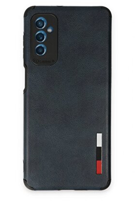 CepteToptan Samsung Galaxy M52 5G Kılıf Loop Deri Silikon - Lacivert - DROPX3613-2019