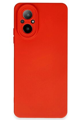 CepteToptan Realme 12 Lite Kılıf Nano içi Kadife Silikon - Kırmızı - DROPX3821-2864
