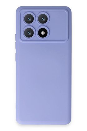 CepteToptan Xiaomi Poco X6 Pro Kılıf Nano içi Kadife Silikon - Lila - DROPX9358-9999
