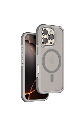 CepteToptan iPhone 16 Pro Orbit Magsafe Kapak - Titan Gri - DROPX7180-6621