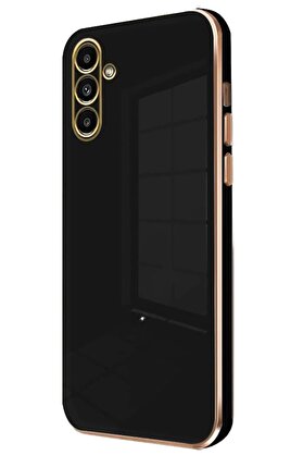 CepteToptan Samsung Galaxy M15 Kılıf Volet Silikon - Siyah - DROPX3861-1714