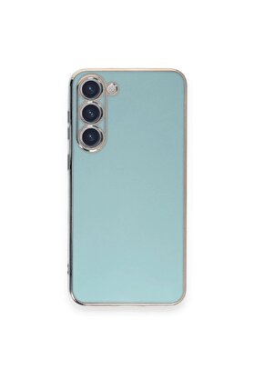CepteToptan Samsung Galaxy S23 Plus Kılıf Volet Silikon - Açık Yeşil - DROPX9590-5370