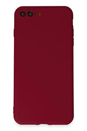 MertUS Newface iPhone 7 Plus Kılıf First Silikon - Bordo