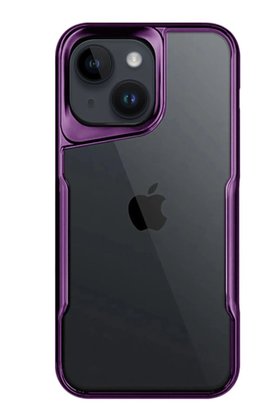 CepteToptan iPhone 15 Kılıf Boyi Silikon Kapak - Derin Mor - DROPX5002-4894