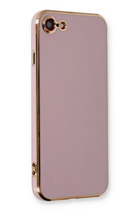 CepteToptan iPhone 7 Kılıf Volet Silikon - Mor - DROPX5562-2668
