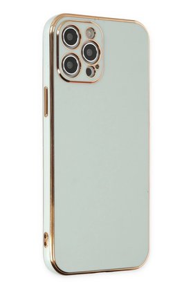 CepteToptan iPhone 12 Pro Kılıf Volet Silikon - Açık Yeşil - DROPX5257-1325