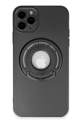 CepteToptan iPhone 12 Pro Kılıf Lukka Magneticsafe Kapak - Siyah - DROPX5528-5456