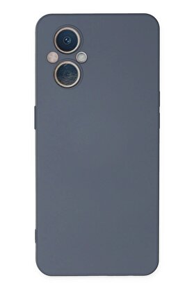 CepteToptan Oppo Reno 7 Lite Kılıf Nano içi Kadife Silikon - Gri - DROPX3913-1348
