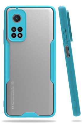 CepteToptan Xiaomi Mi 10T Pro Kılıf Platin Silikon - Mavi - DROPX7833-9448