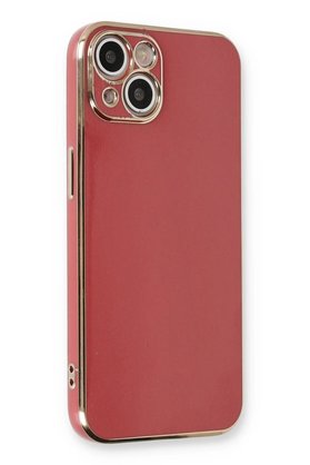 CepteToptan iPhone 13 Kılıf Volet Silikon - Kırmızı - DROPX2674-1248