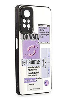 CepteToptan Xiaomi Redmi Note 11 Pro Kılıf Mirror Desenli Kapak - Mirror - 4 - DROPX4218-2857