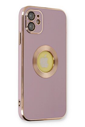 CepteToptan iPhone 12 Kılıf Store Silikon - Mor - DROPX9959-9496