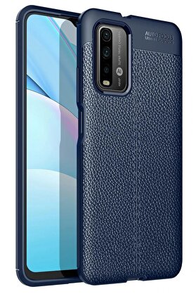 CepteToptan Xiaomi Redmi 9T Kılıf Auto Focus Kapak - Lacivert - DROPX2180-9297