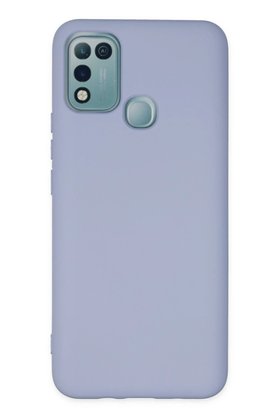 CepteToptan İnfinix Hot 10 Play Kılıf Nano içi Kadife Silikon - Lila - DROPX9826-6041