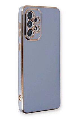 CepteToptan Samsung Galaxy A53 5G Kılıf Volet Silikon - Mavi - DROPX3254-8404