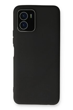 CepteToptan Vivo Y15S Kılıf Lansman Glass Kapak - Siyah - DROPX9064-1653