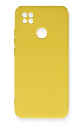 CepteToptan Xiaomi Redmi 9C Kılıf Nano içi Kadife Silikon - Sarı - DROPX5214-9656