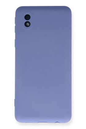 CepteToptan Samsung Galaxy A01 Core Kılıf Nano içi Kadife Silikon - Lila - DROPX3910-1640