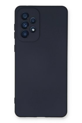 CepteToptan Samsung Galaxy A53 5G Kılıf Nano içi Kadife Silikon - Lacivert - DROPX1409-6353