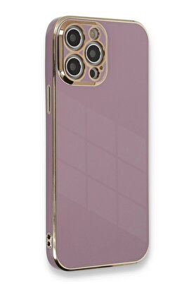 CepteToptan iPhone 12 Pro Kılıf Volet Silikon - Mor - DROPX7818-8297