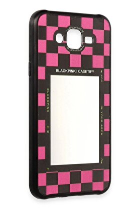 CepteToptan Samsung Galaxy J7 Kılıf Mirror Desenli Kapak - Mirror - 8 - DROPX1113-7593