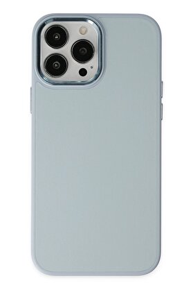 CepteToptan iPhone 13 Pro Kılıf Asya Deri Silikon - Sierra Blue - DROPX4227-1647