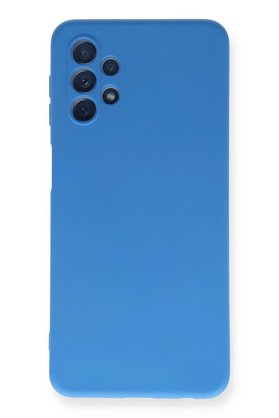 CepteToptan Samsung Galaxy A52 Kılıf Nano içi Kadife Silikon - Mavi - DROPX5793-4312