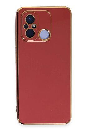 CepteToptan Xiaomi Redmi 12C Kılıf Volet Silikon - Kırmızı - DROPX4382-4133