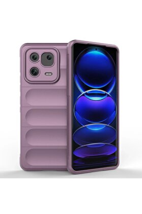 CepteToptan Xiaomi Mi 13 Pro Kılıf Optimum Silikon - Mor - DROPX9399-1191